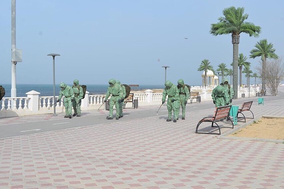 Ақтауда дезинфекция жұмыстары жүргізілуде