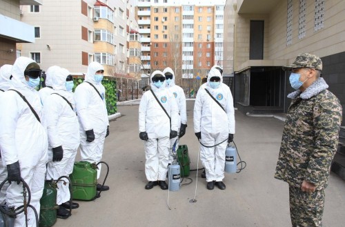 Тоғыз қалада дезинфекциялау жұмысы жүруде