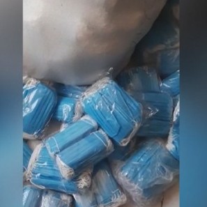 Түркістанда 8350 дана медициналық бетперде тәркіленді