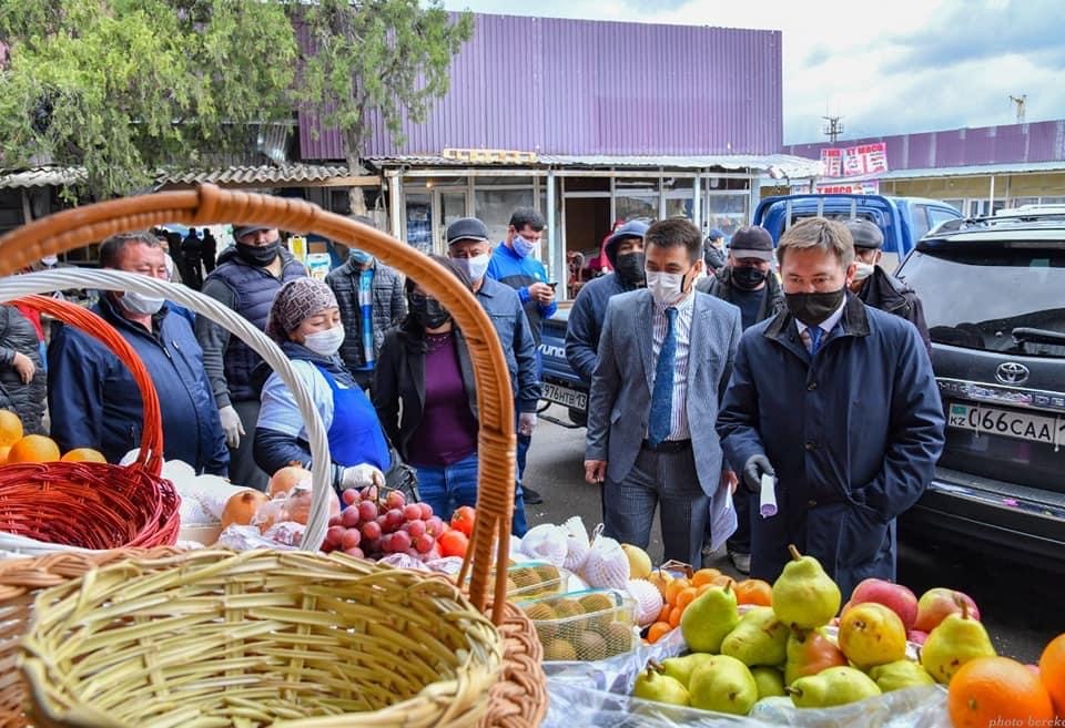 М.Әйтенов көтерме базарлардағы азық-түлік бағасын тексерді