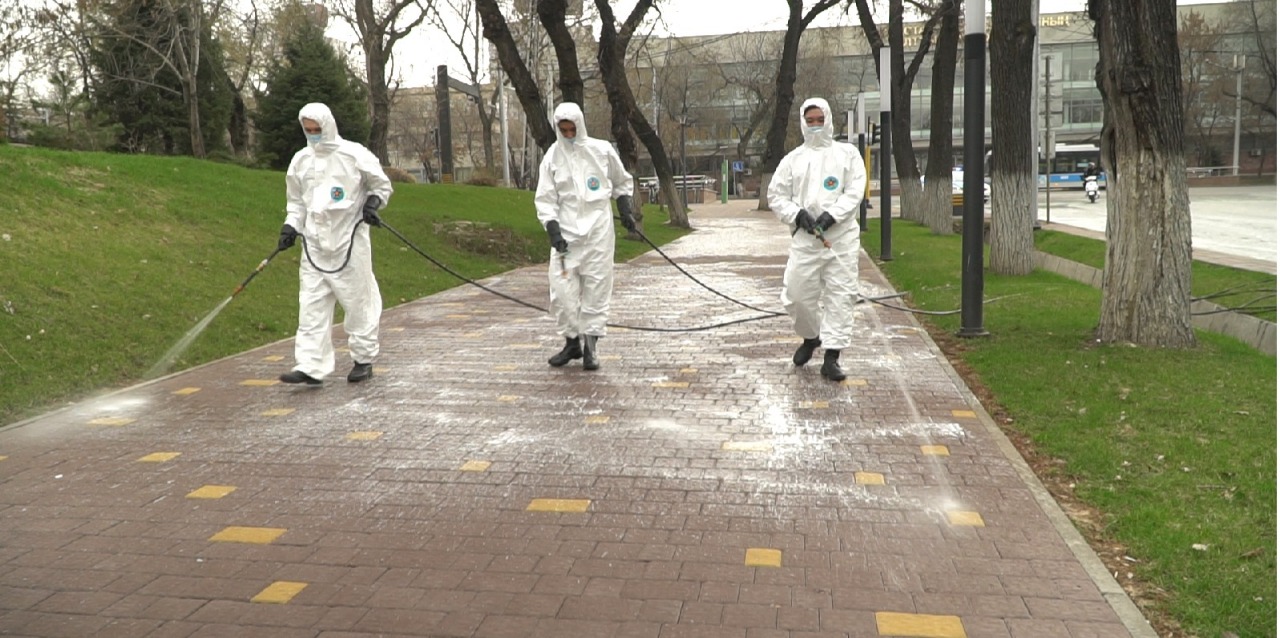 Алматыдағы залалсыздандыру жұмысына 2000-нан астам әскерилер жұмылдырылды