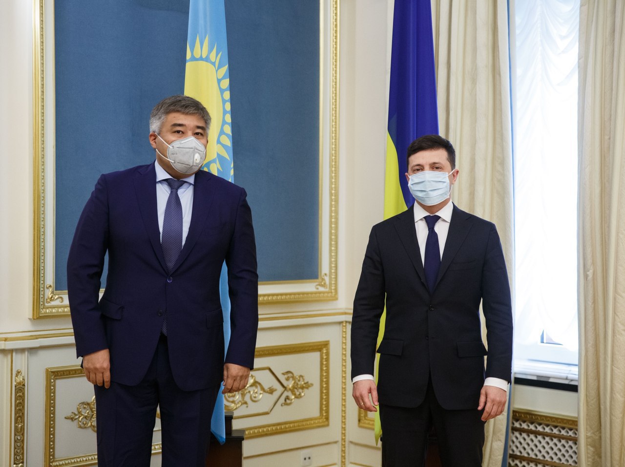 Қазақстан Елшісі Украина Президентіне сенім грамоталарын тапсырды