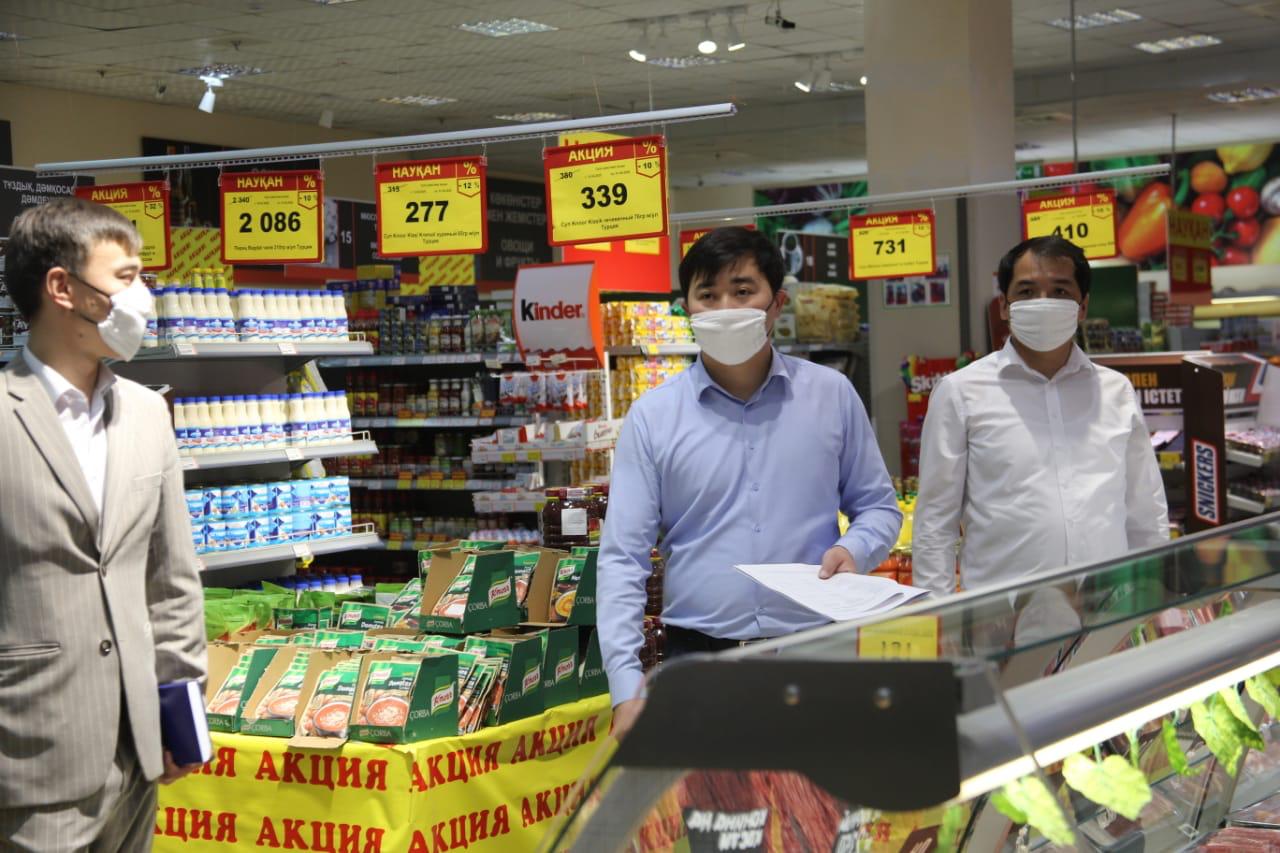 Шымкентте азық-түлік бағасы тұрақты