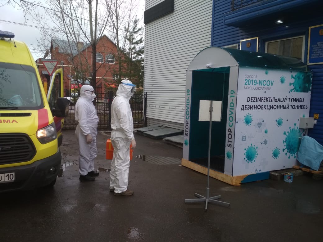 Қостанай: Жедел жәрдем орталығына қауіпсіздік дәлізі орнатылды