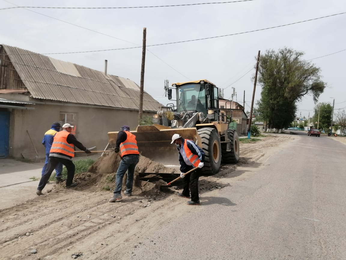 Тараз қаласында көптеген көше жөнделеді