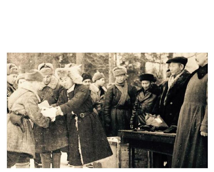 Байөлкеліктердің майданға көмегі