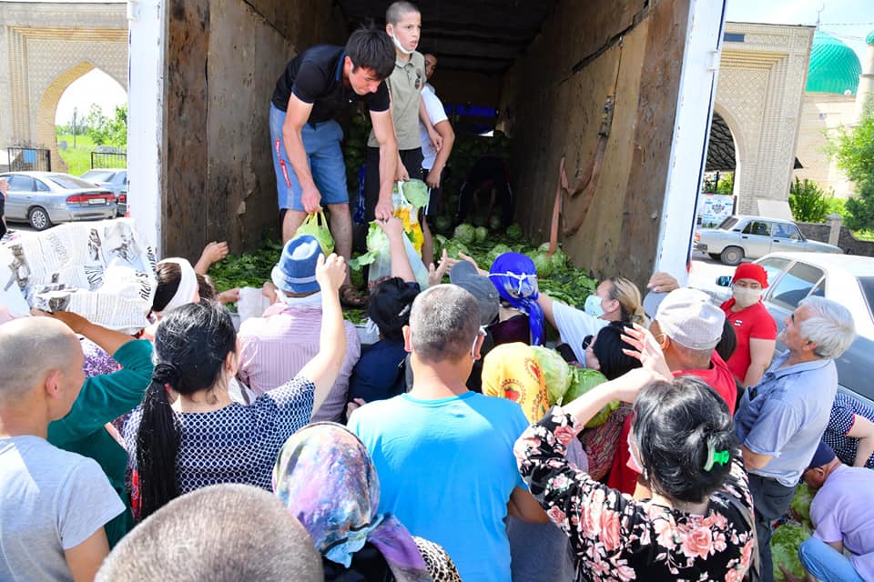 Шымкентте бір күнде 63 тонна қырыққабат тегін таратылды