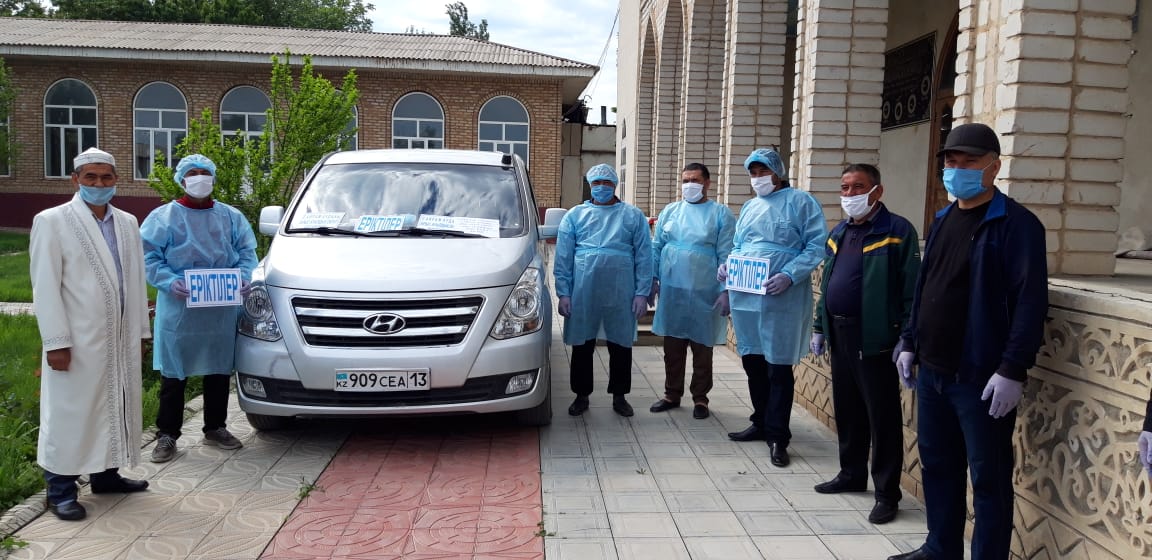 Мақтааралдағы зардап шеккен отбасыларға көмек көрсету жұмыстары жалғасуда