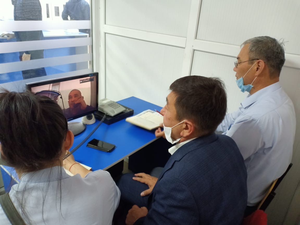 Сотталғандар ҰАТ өкілдерімен онлайн кездесті