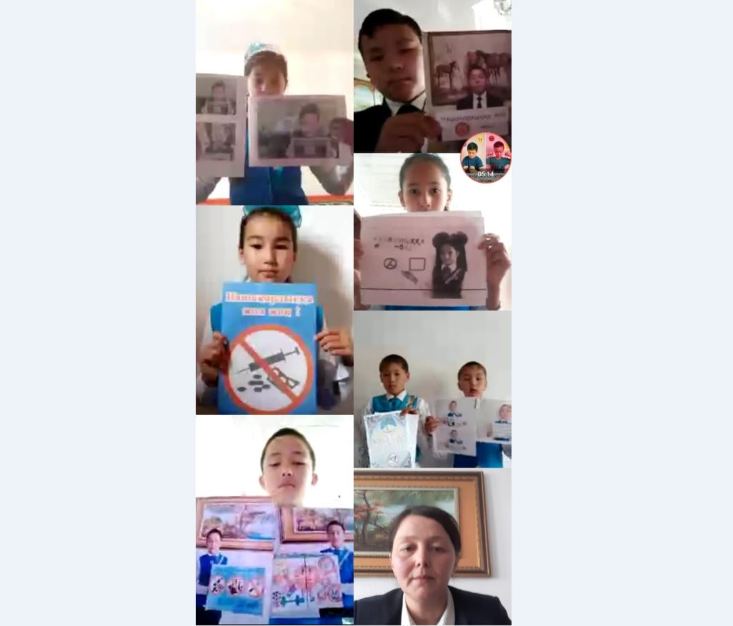 Қызылордада оқушылар арасында онлайн байқау өтті