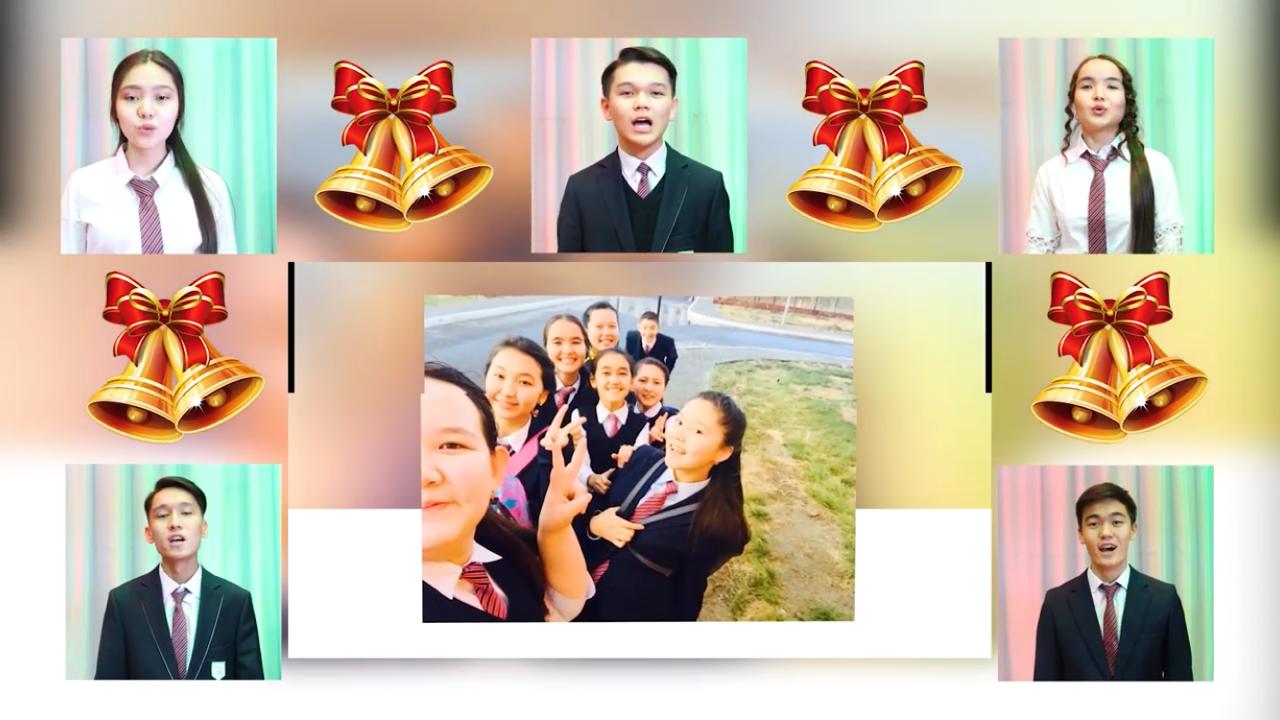 Мектебімен түлеткен  қоштасады түлектер