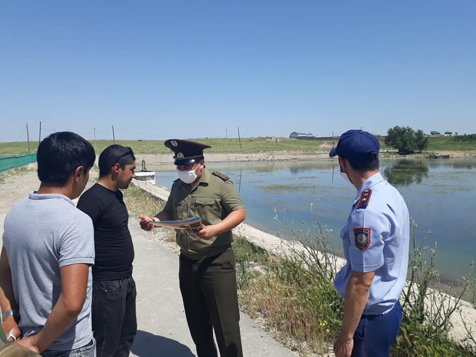 Шымкентте шомылу маусымына орай қауіпсіздік шаралары күшейтілді