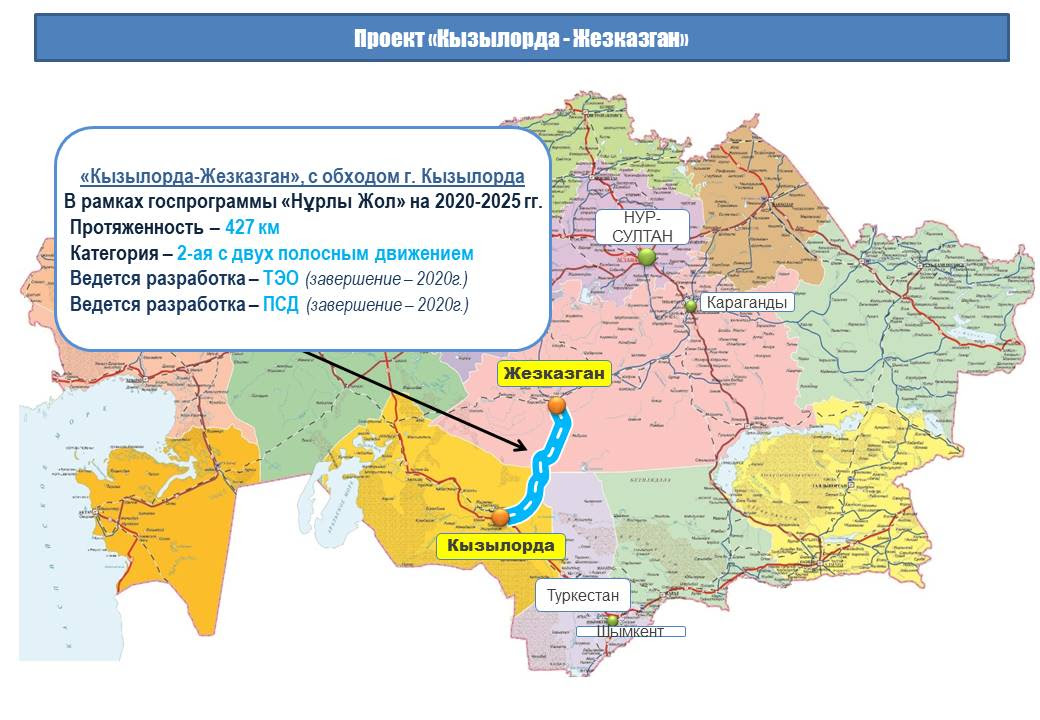 «Қызылорда – Жезқазған» жобасын талқылауға арналған қоғамдық тыңдаулар өтеді