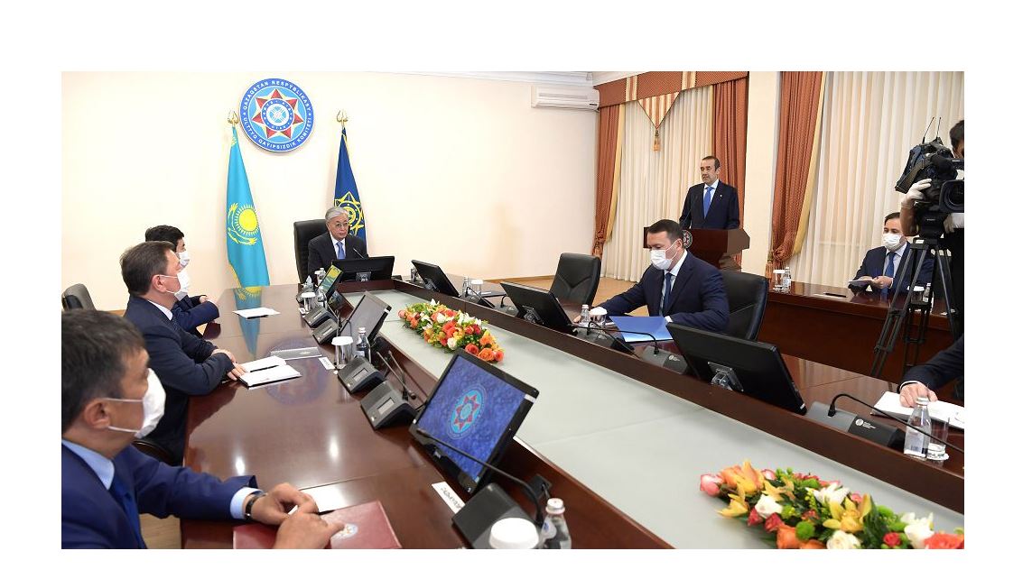 Президент Ұлттық қауіпсіздік комитеті алқасының кеңейтілген отырысын өткізді