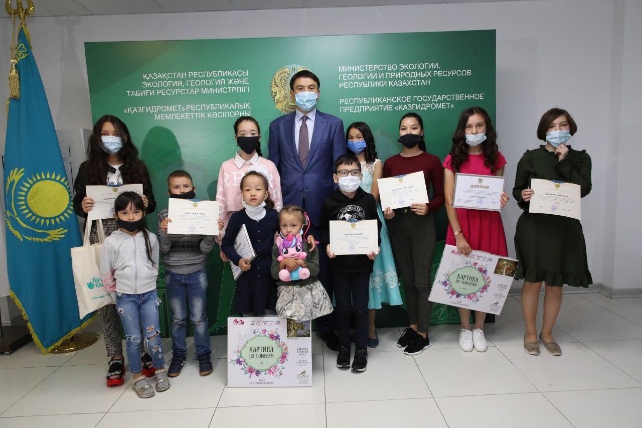 Оқушылар арасындағы экологиялық тақырыптағы конкурстың жеңімпаздары марапатталды
