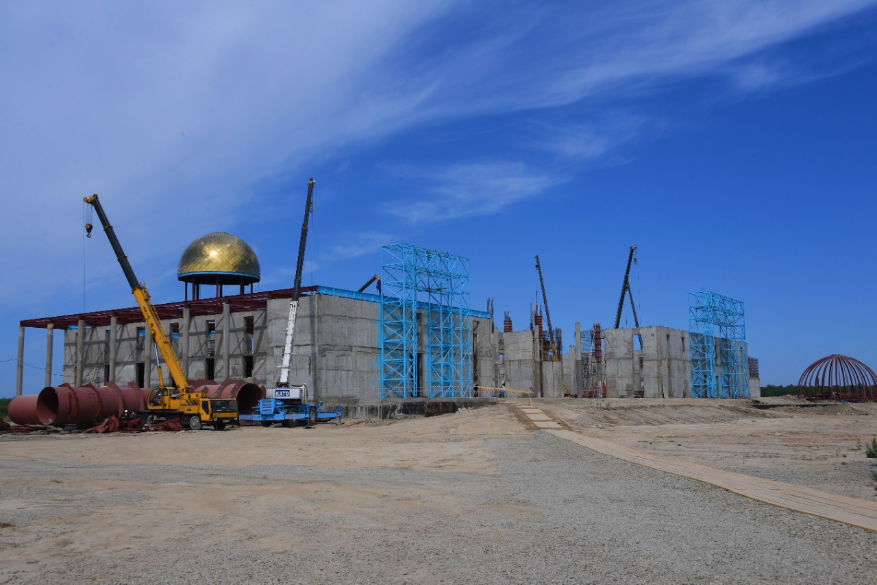 Алматыда 7 мың адамды қабылдайтын жаңа мешіт салынып жатыр