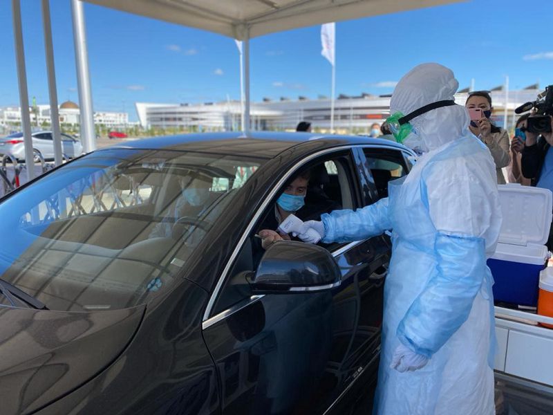 Көліктен шықпай тест тапсыруға бола ма?