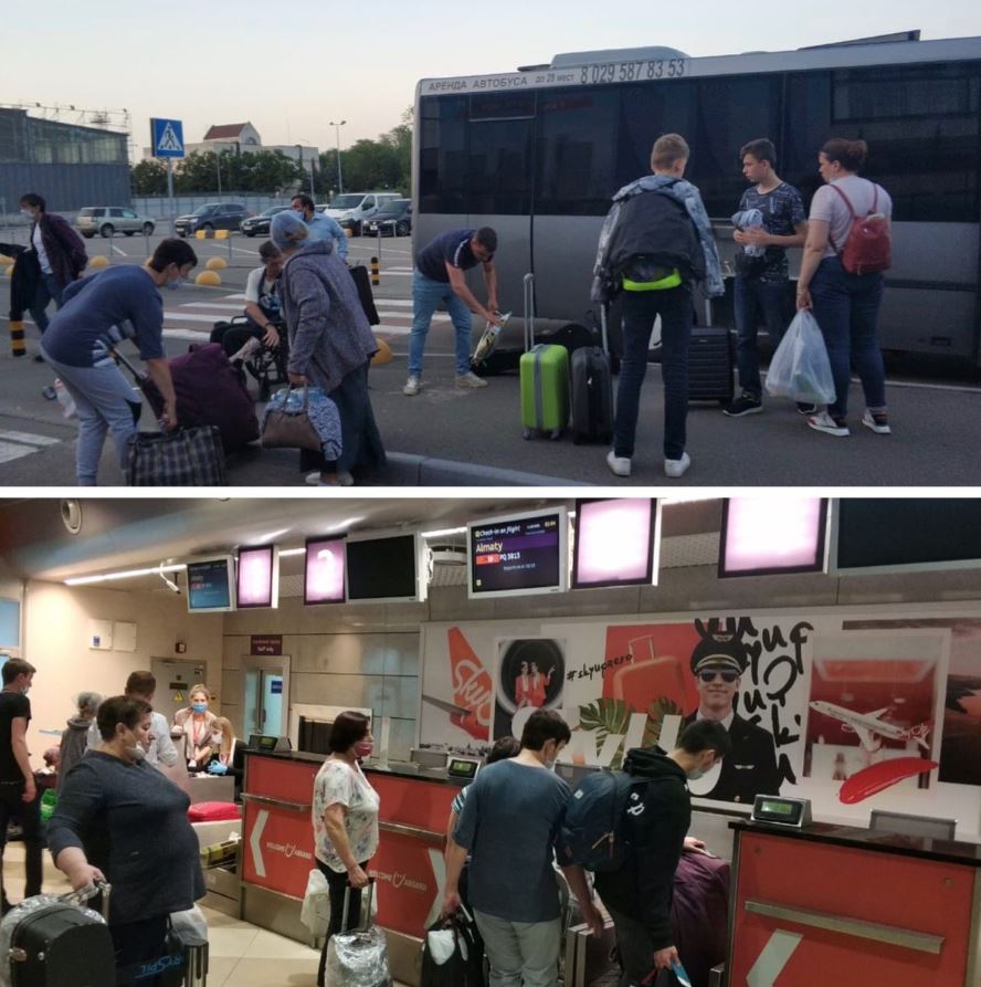 Киевтен Алматыға эвакуациялық рейс ұшып шықты
