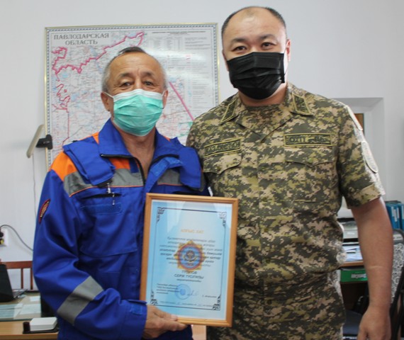 Апаттар медицинасы орталығының қызметкерлері марапатталды