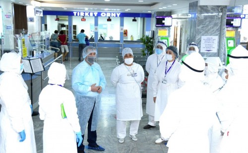 Шымкенттегі диагностикалық орталық зертханасы 9 мыңнан астам азаматтан COVID-19-ға сынама алған