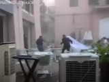 Ливандағы жарылыс кезінде камераға түсіп жатқан қалыңдықтың видеосы интернетте таралды