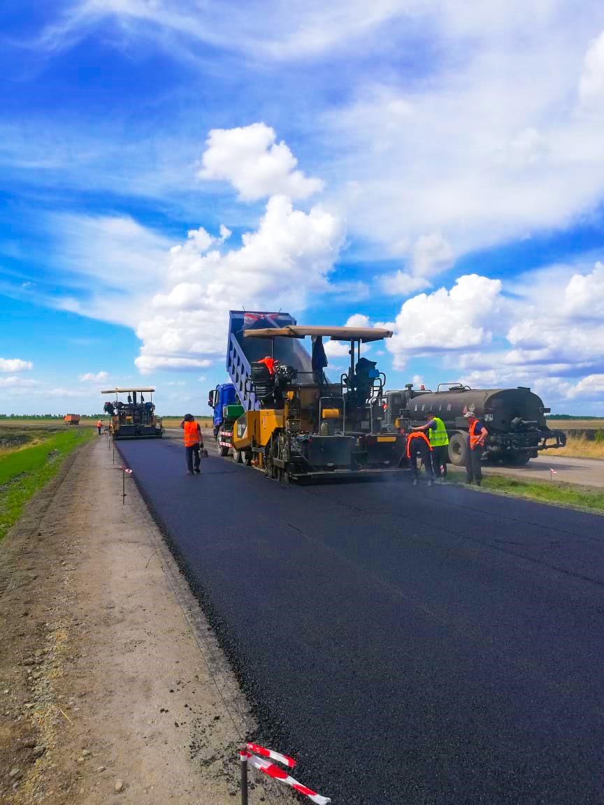 "Көкшетау қаласының айналма жолын" орташа жөндеу жұмыстары аяқталды