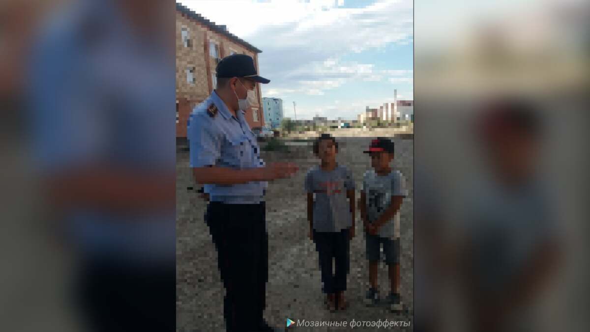 Қызылордалық полицейлер балалар қауіпсіздігін бақылауда