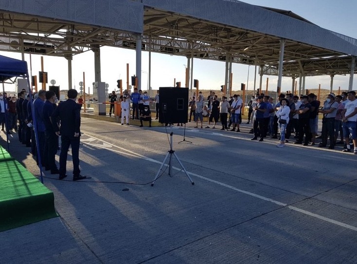 Қазақстан-Қытай мемлекеттік шекарасында автомобиль өткізу пунктіндегі жағдайлар туралы