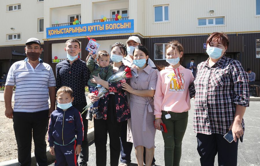 90 пәтерлі тұрғын үй пайдалануға берілді