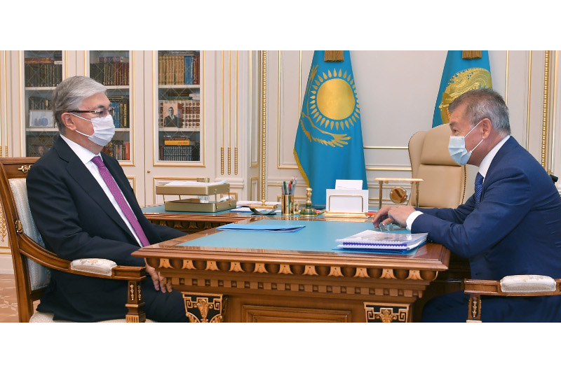 Президент Шығыс Қазақстан облысының әкімі Даниал Ахметовті қабылдады