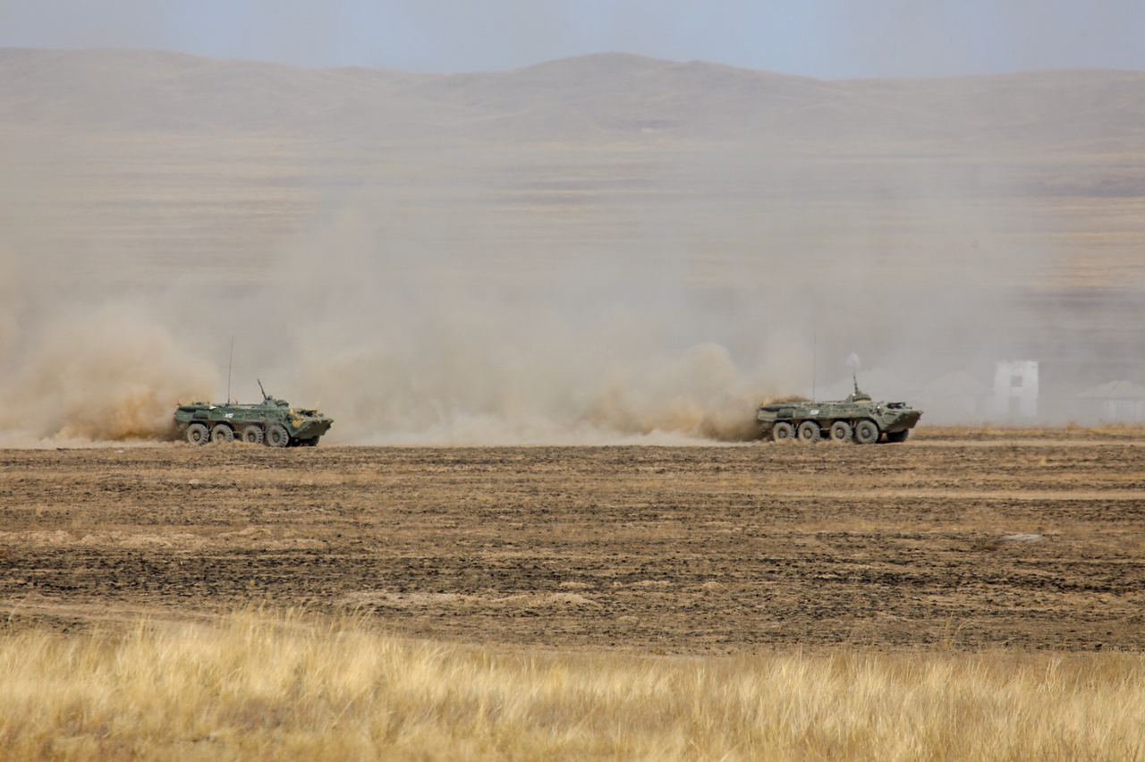 Жамбыл облысында әскерилер "танк каруселін" іске қосты