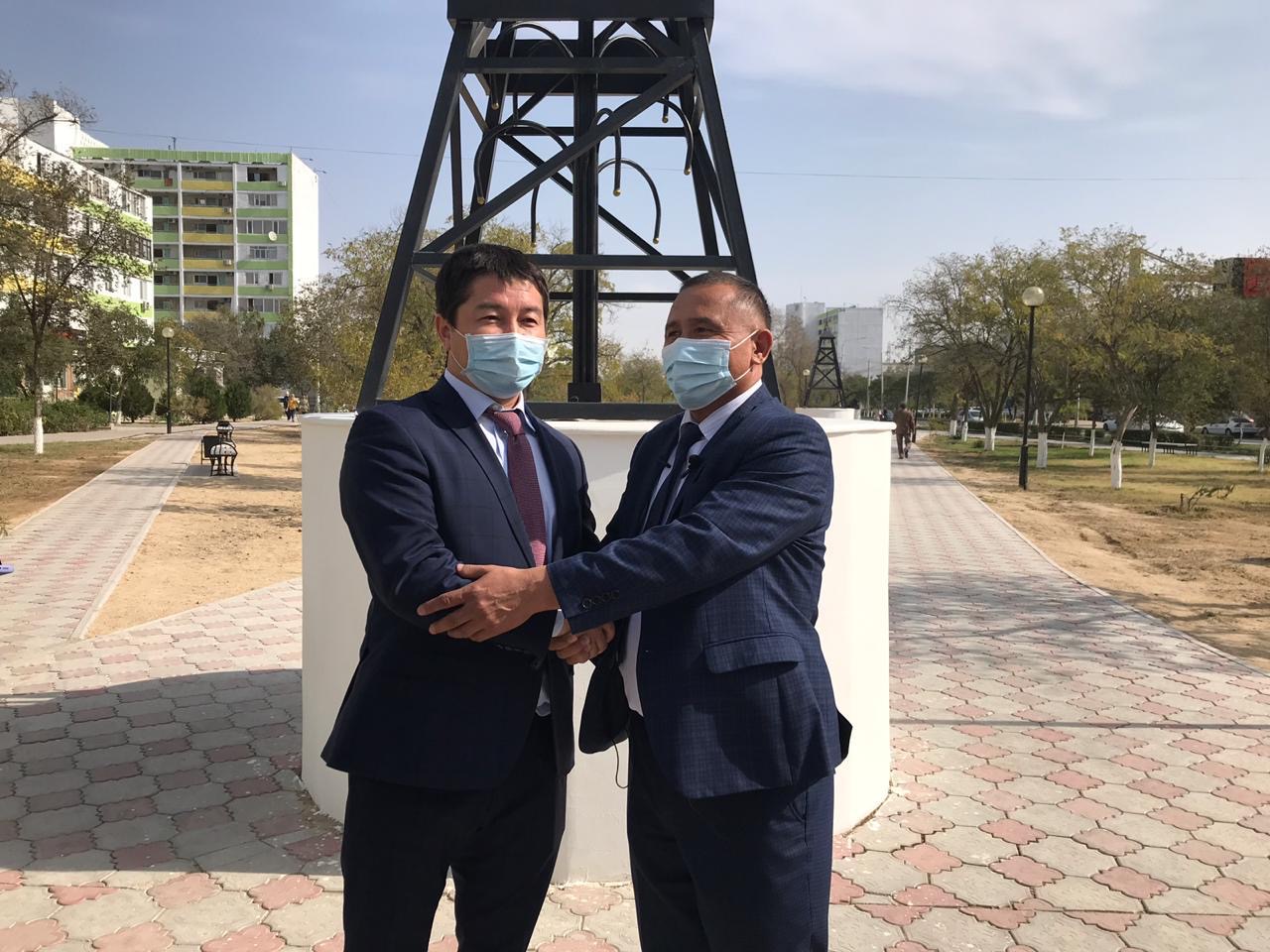 Қазақстандағы қос Ақтаудың басшылары кездесті