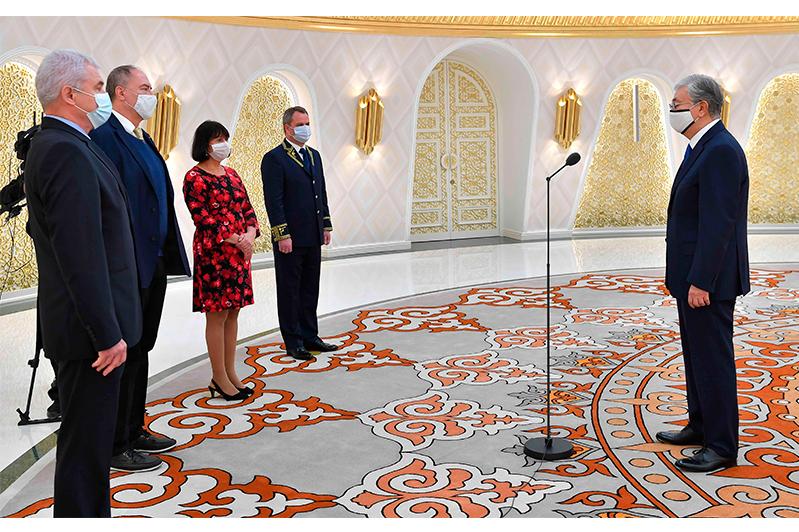 Президент бірқатар мемлекет елшісінен сенім грамоталарын қабылдады