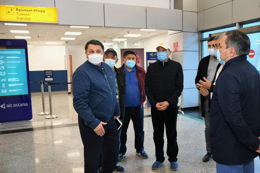 Алматы әуежайында санитарлық-эпидемиялық бақылау күшейді