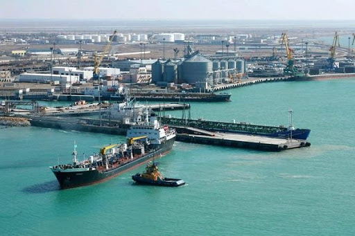 Каспийдегі порттарда 9 ай ішінде 1,6 млн тонна жүк тасымалданды