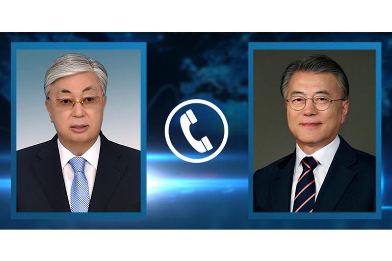 Қазақстан Президенті Оңтүстік Корея Президентімен телефон арқылы сөйлесті