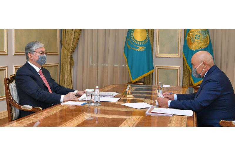 Мемлекет басшысы Түркістан облысының әкімін қабылдады