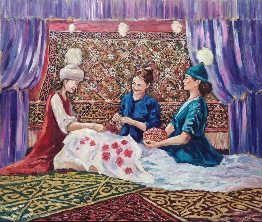 Бояуы қанық, қоспасыз көріністер