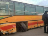 Қарағандыда жолаушылар автобусы апатқа ұшырады