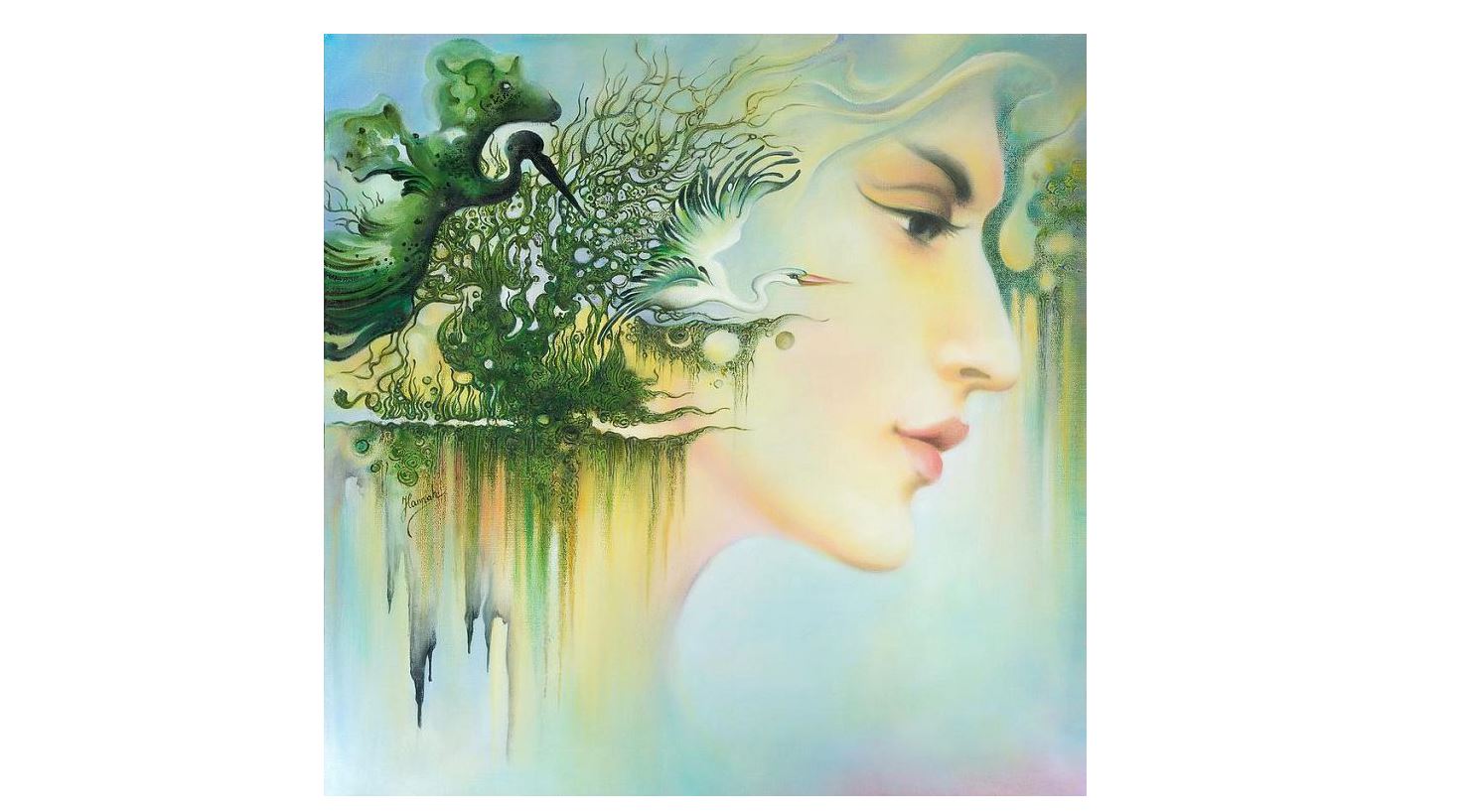 Құсқа айналған қыз