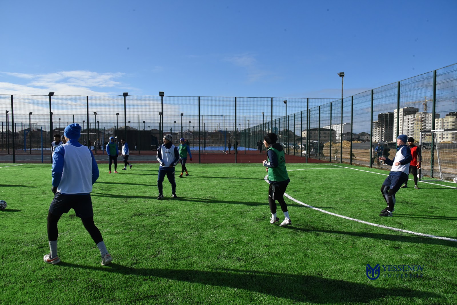 Елбасы күніне орай Yessenov University-де  спорттық нысандар ашылды