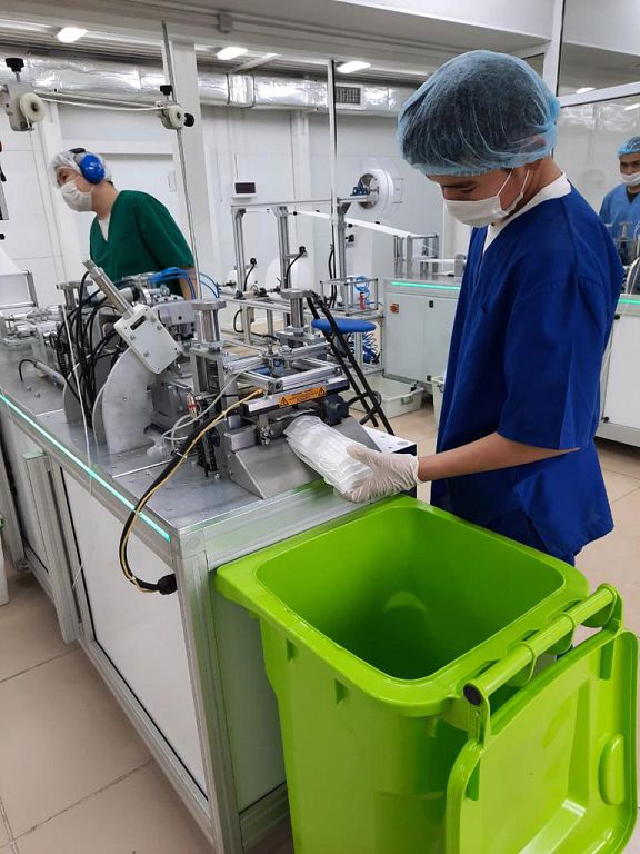 Атырауда жылына 30 млн бетперде шығарылмақ