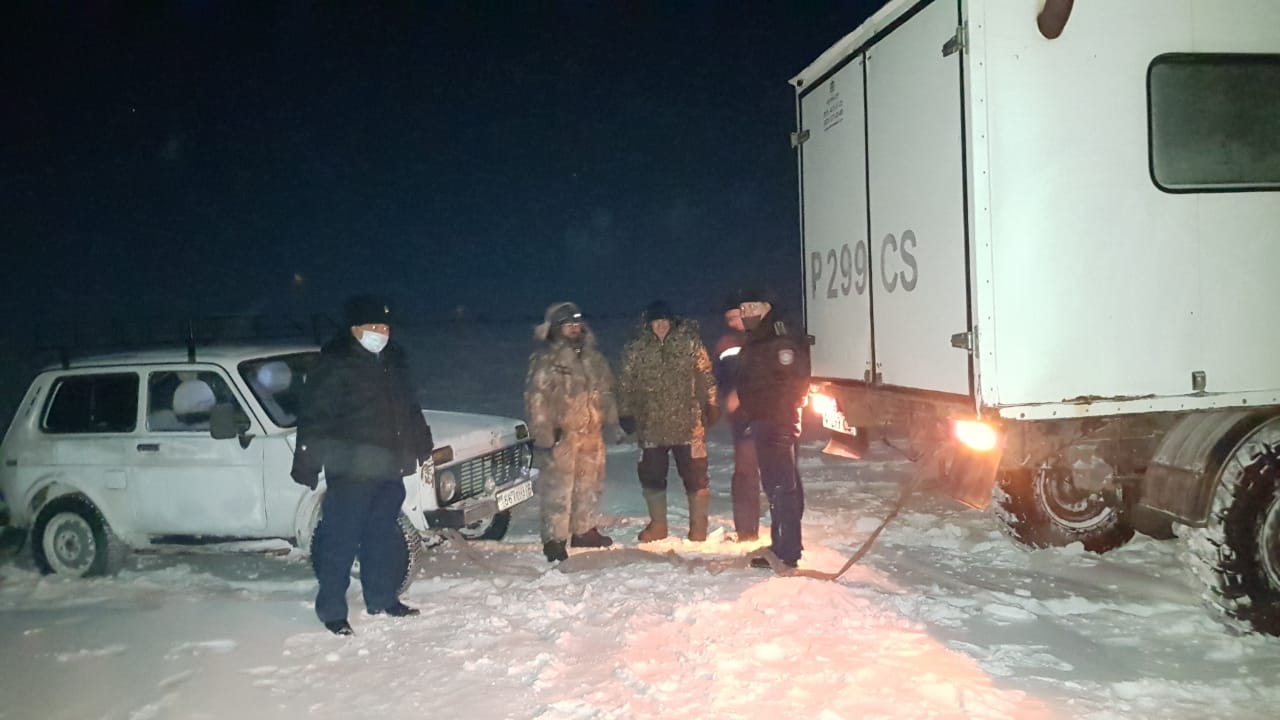 Адасып кеткен балықшыларды полиция құтқарды