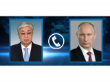 Қасым-Жомарт Тоқаев Ресей президентімен телефон арқылы сөйлесті