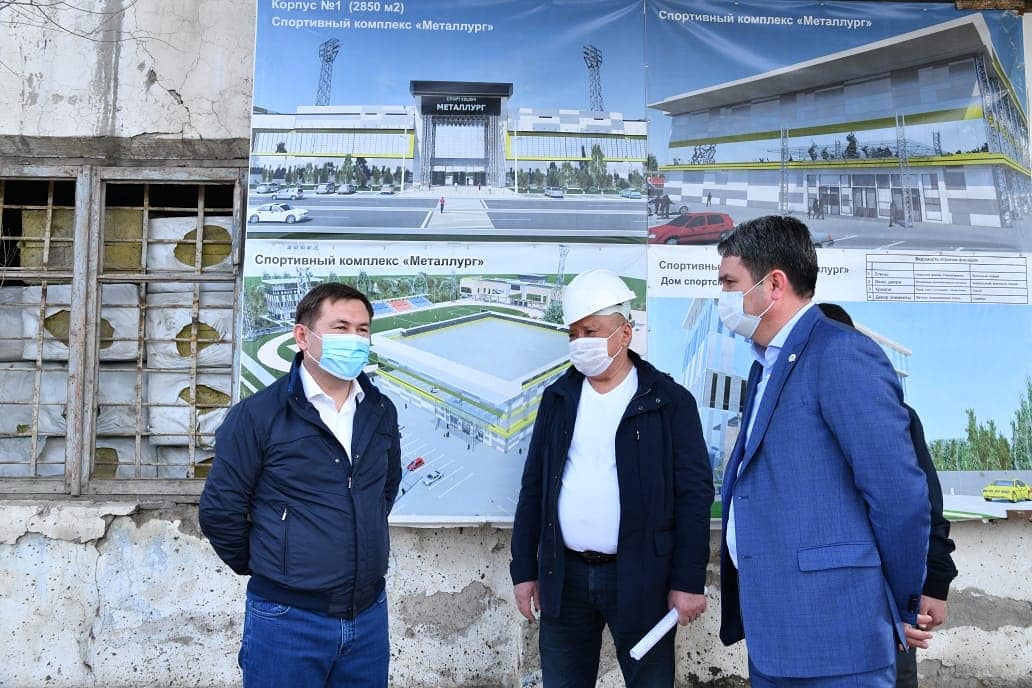 Шымкенттегі «Металлург» стадионын қайта құру жұмыстары жүріп жатыр