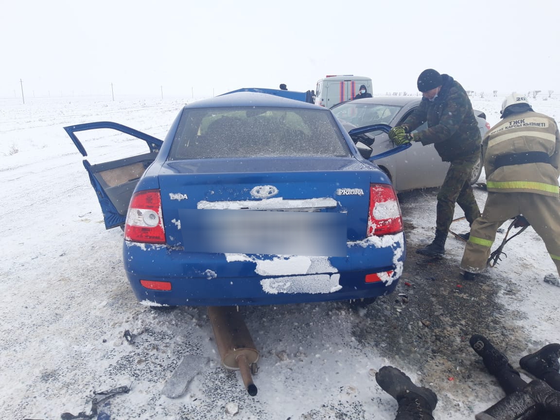 Батыс Қазақстанда жол апатынан алты адам қаза тапты