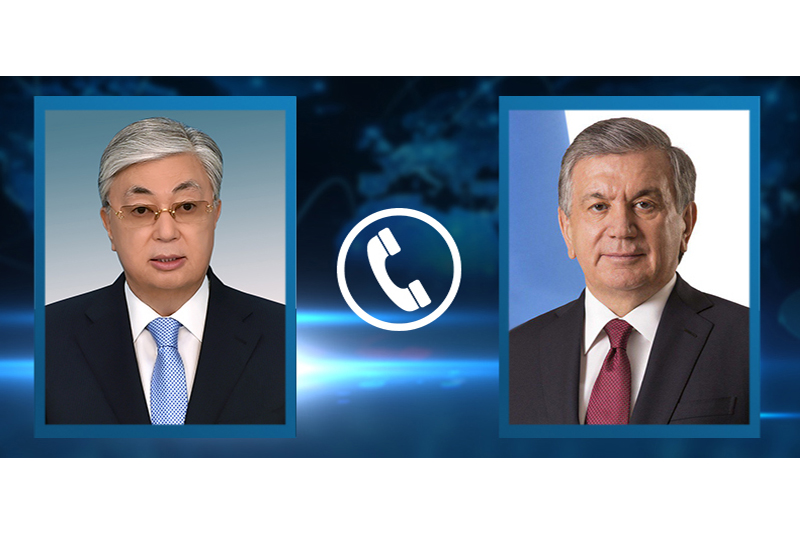Қасым-Жомарт Тоқаев Өзбекстан Президентімен телефон арқылы сөйлесті