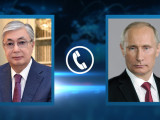 Мемлекет басшысы Владимир Путинмен телефон арқылы сөйлесті