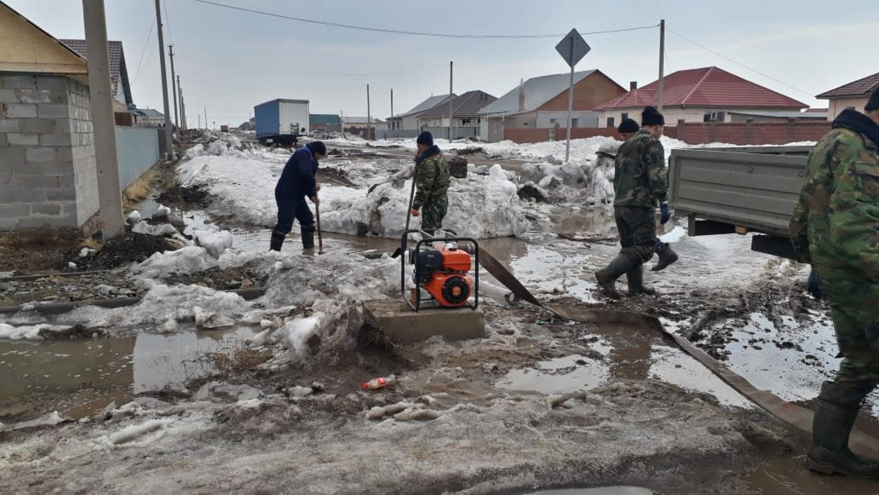 Қоянды кентінде құтқару жұмыстары жүргізіліп жатыр