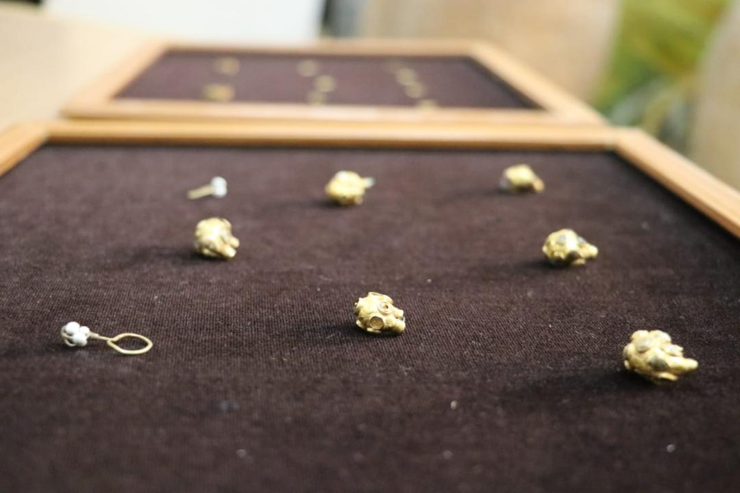 Күлтөбеден табылған алтын сырғалар қорық-музей қорына тапсырылды